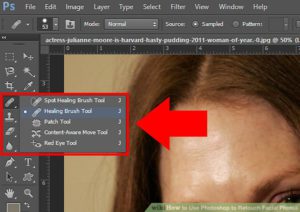 How to Use to Retouch Facial Photos wikiHow