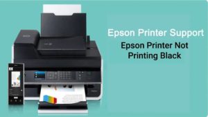 Why my Epson Printer Not Printing Black Color? (1888272